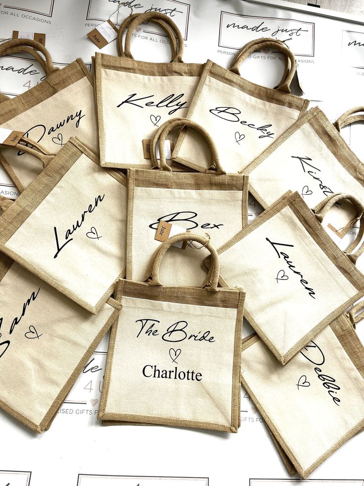 Make Your Wedding Memorable with Affordable Custom Jute Bags