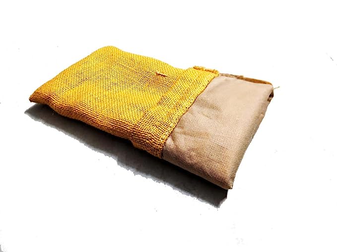 yellow wine bottle bag