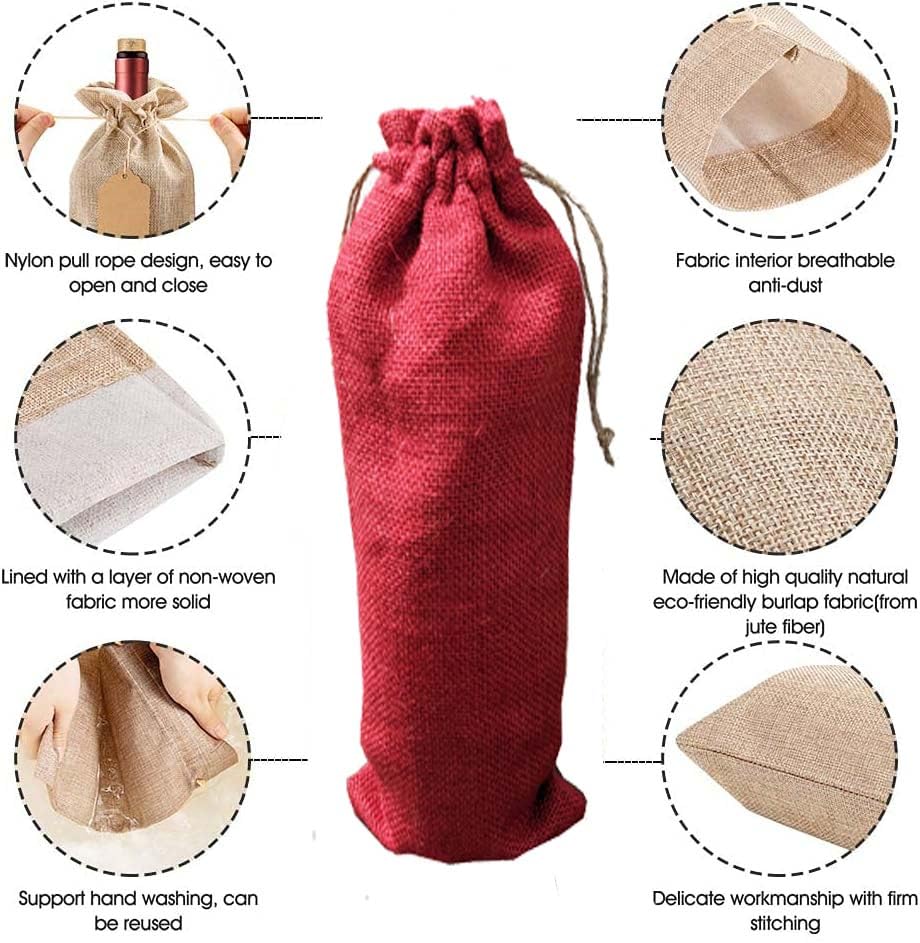 Red Wine bottle bag