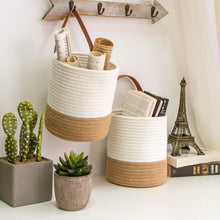 jute decor planter