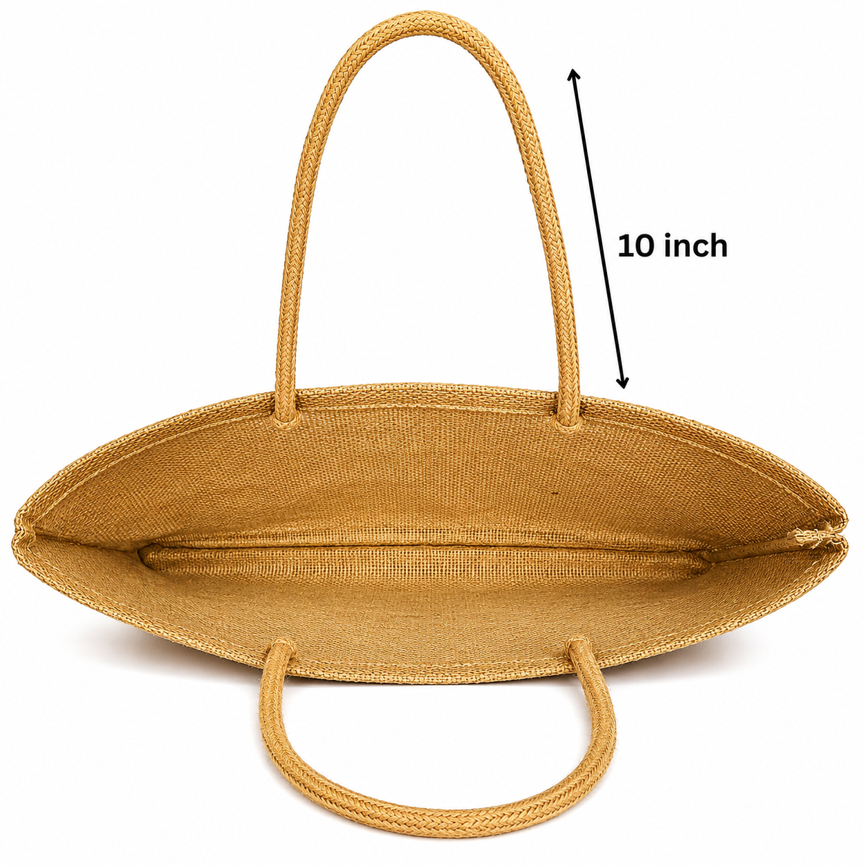Deshkari Sustainable Return gifts wholesale jute bag for shopping with affordable price | women jute handbags | Jute gift bag (Pack of 12)