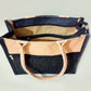 Handmakers Sustainable Natural Jute Black Shoulder Bag for Ladies | Handbags for Women