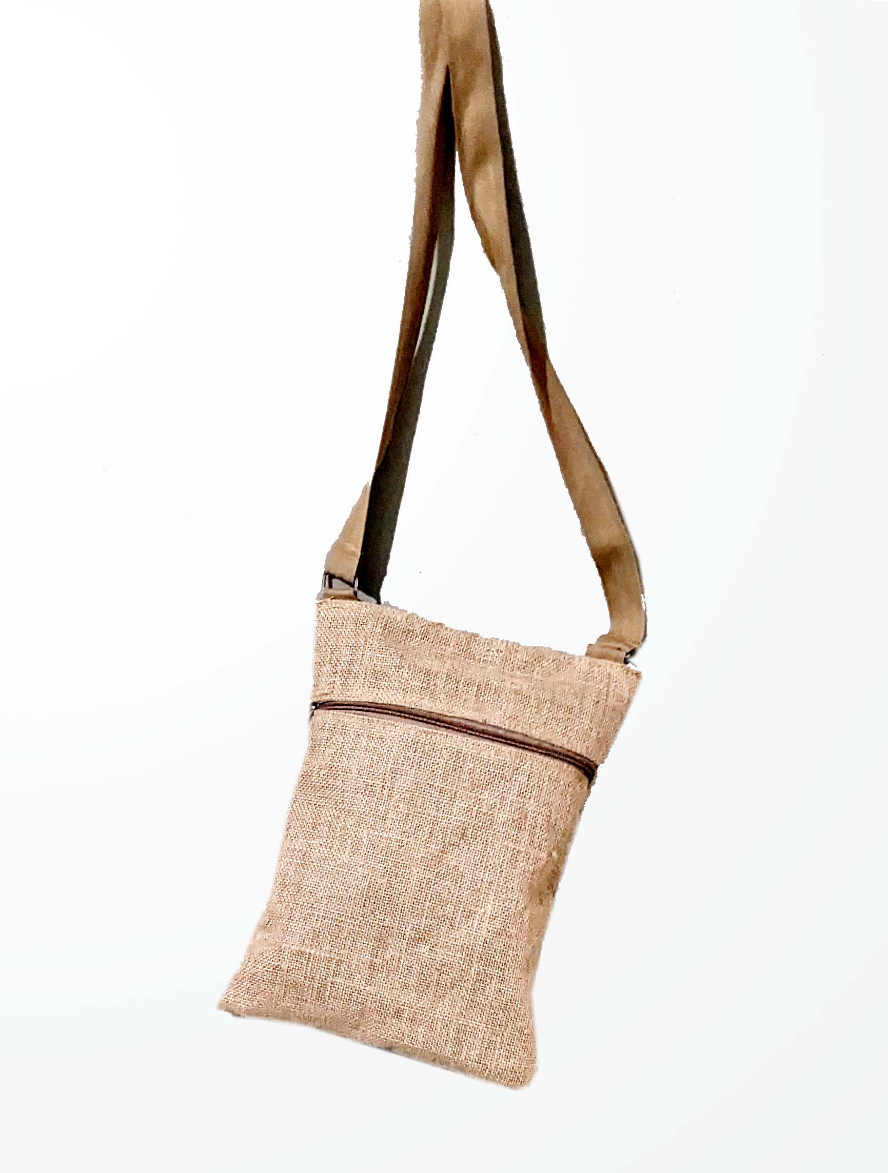 100% Hemp Sidebag Bag: side bag backpack case purse shoulder crossbody backpack