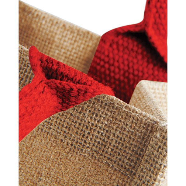 Pack of 10 Reusable Eco Friendly Burlap Jute Weddingt Gift Bags 12X12X5 Inch