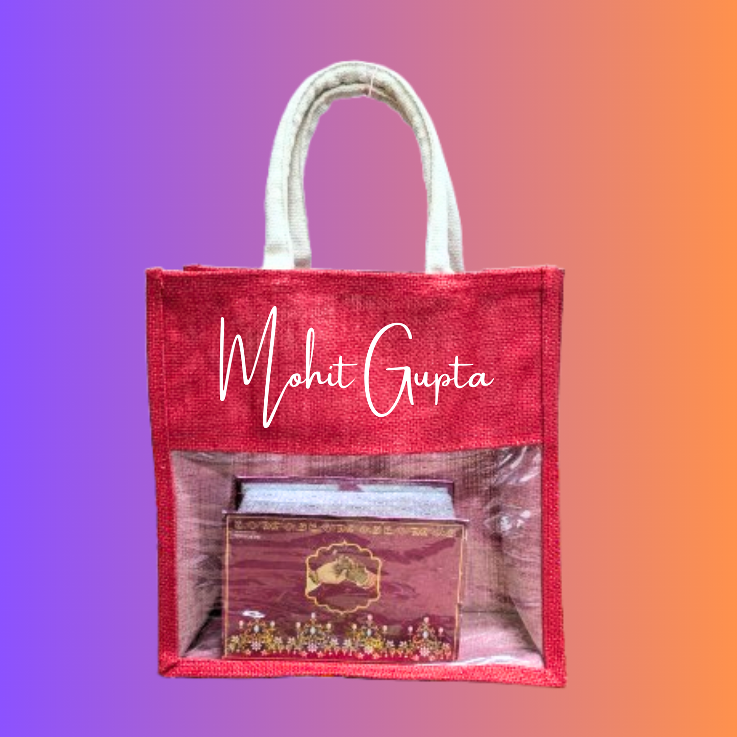 Jute Bags bulk Red