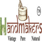 Handmakers Pack of 6 Multicolor Burlap Jute Wedding Gift Bags 12X12X5 Inch