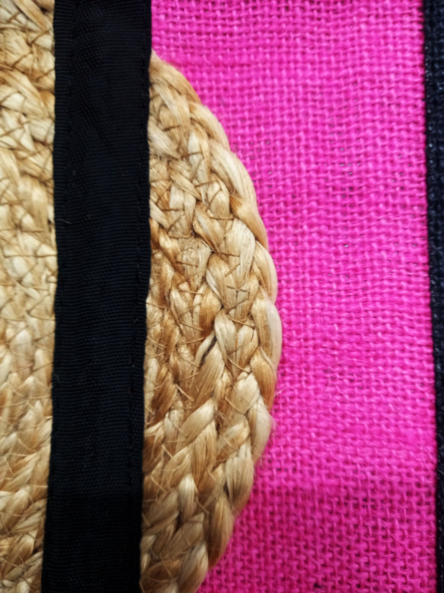 pink jute bags