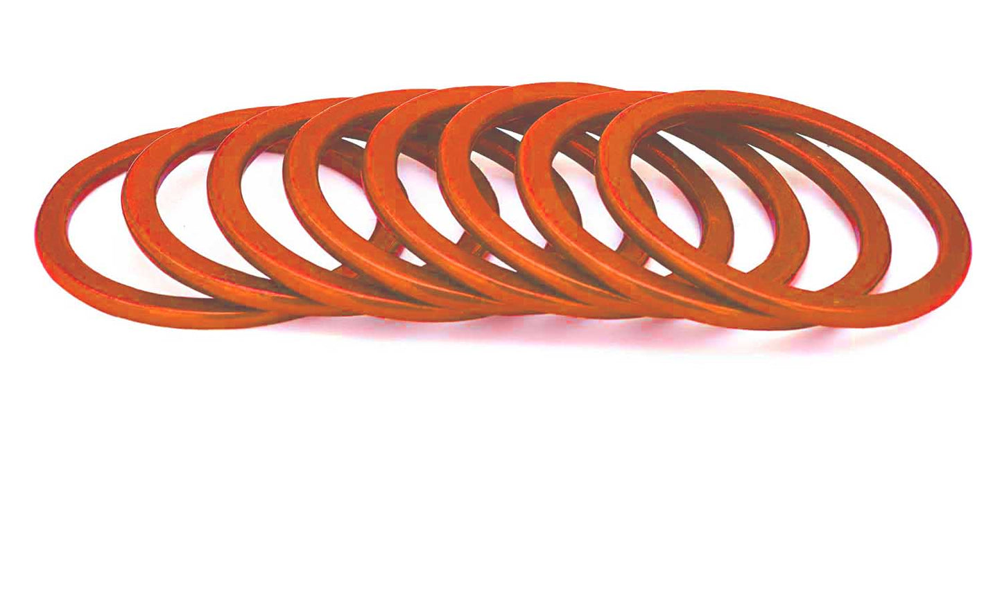 Lac Bangles with Red Color Set of(4+4)