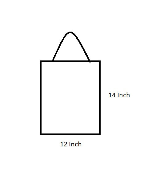 Handmaker Eco Jute Tote Bags (Set of 2) – Tree Print Multipurpose Shopping, Grocery & Lunch Bags with Padded Handles for Men & Women