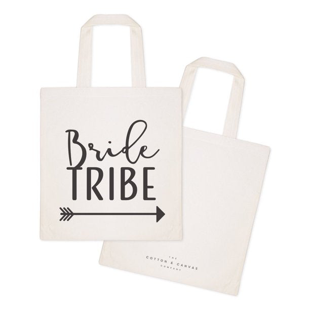 Handmakers Canvas Cloth Tote Bag with zipper and bride tribe print for shopping