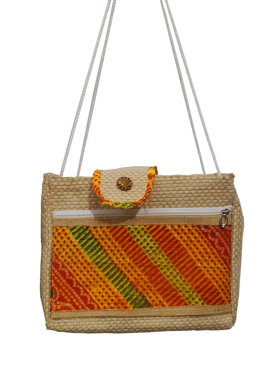 Handmakers | Natural Jute Sling handbags for women | Shopping Purse | Fashion Purse