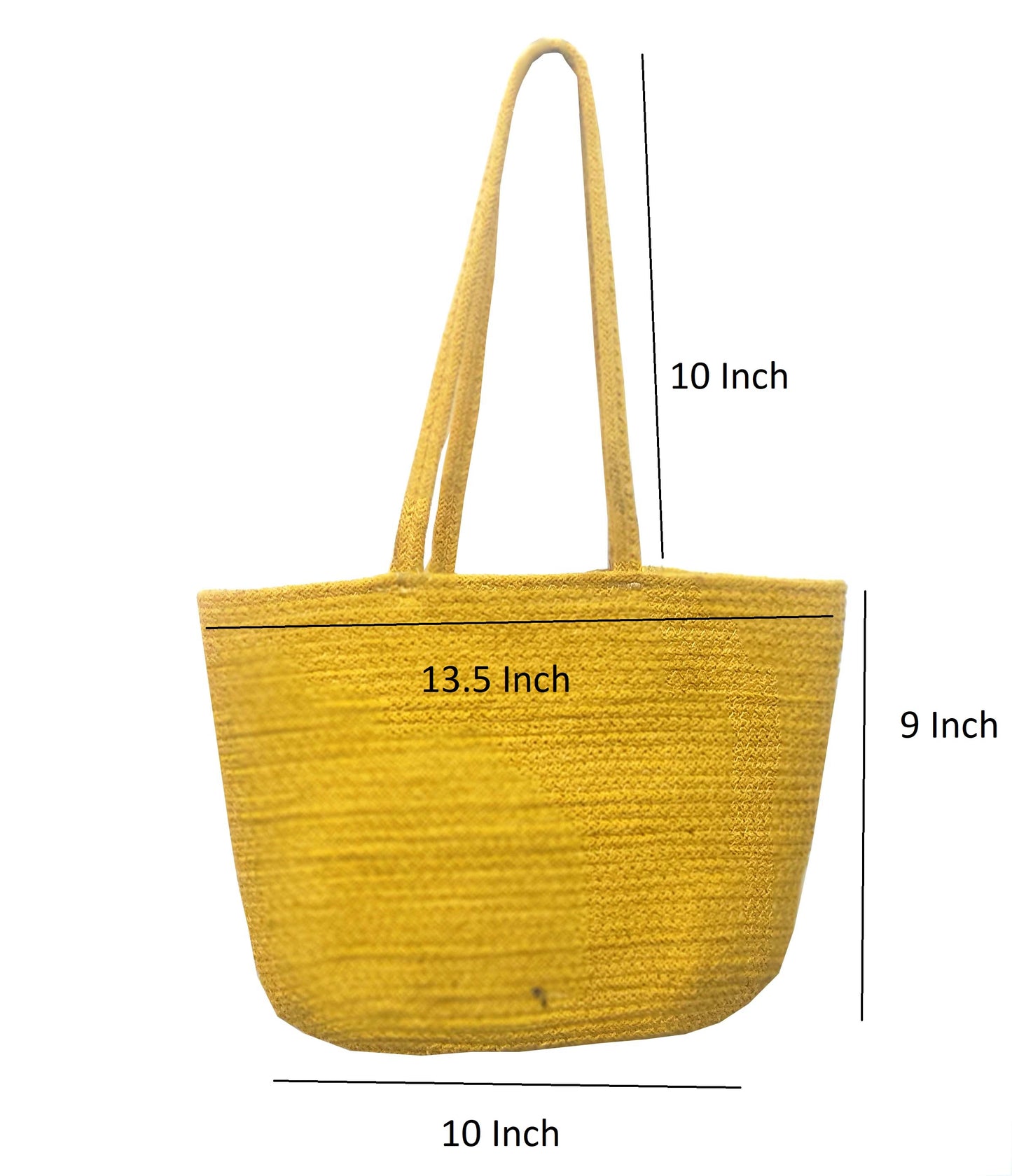 Handmakers Handloomed Women Handbag with yellow clolor