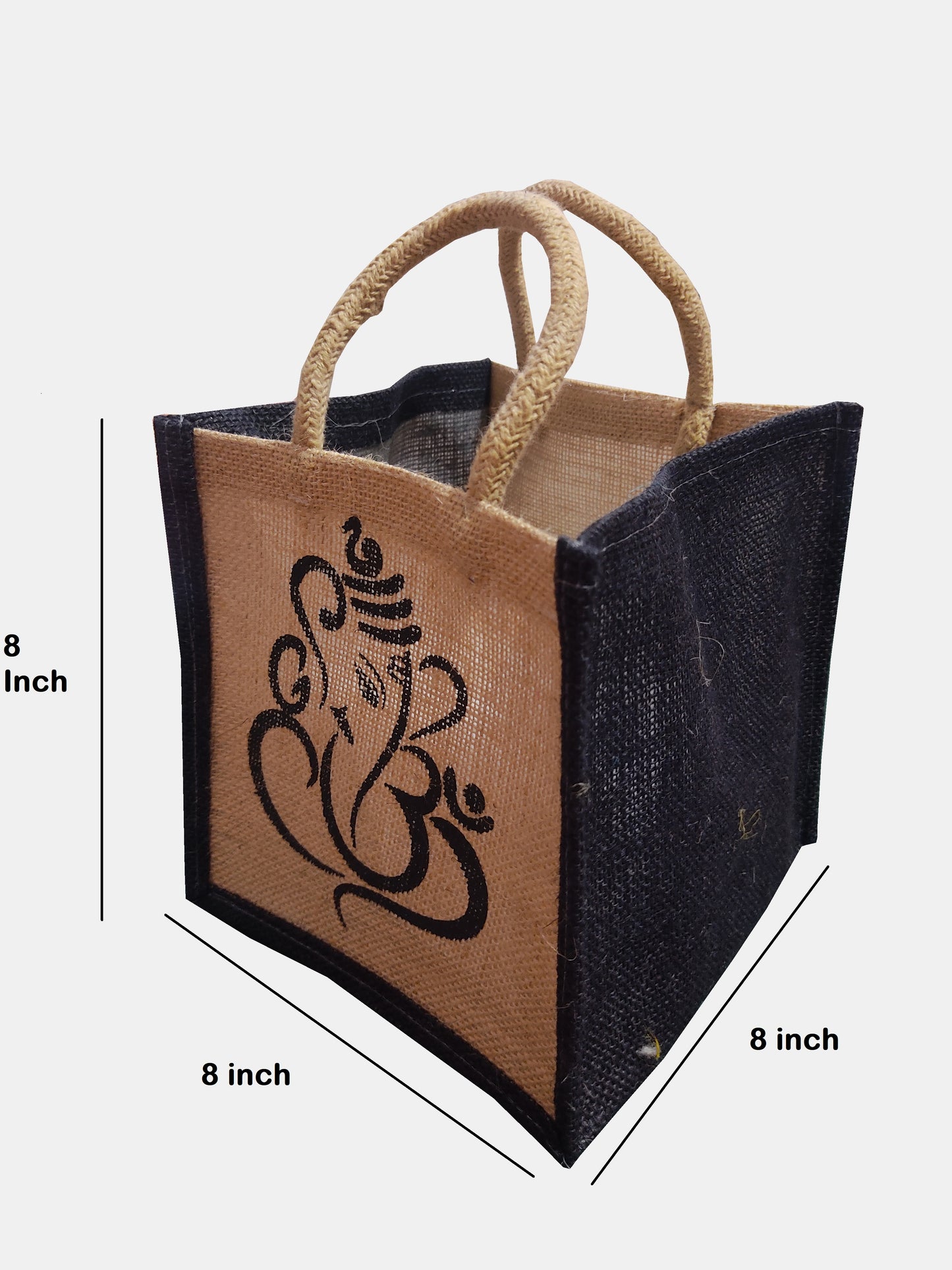 Handmakers Small Ganesha Jute Bags for gifts for special religious occasion