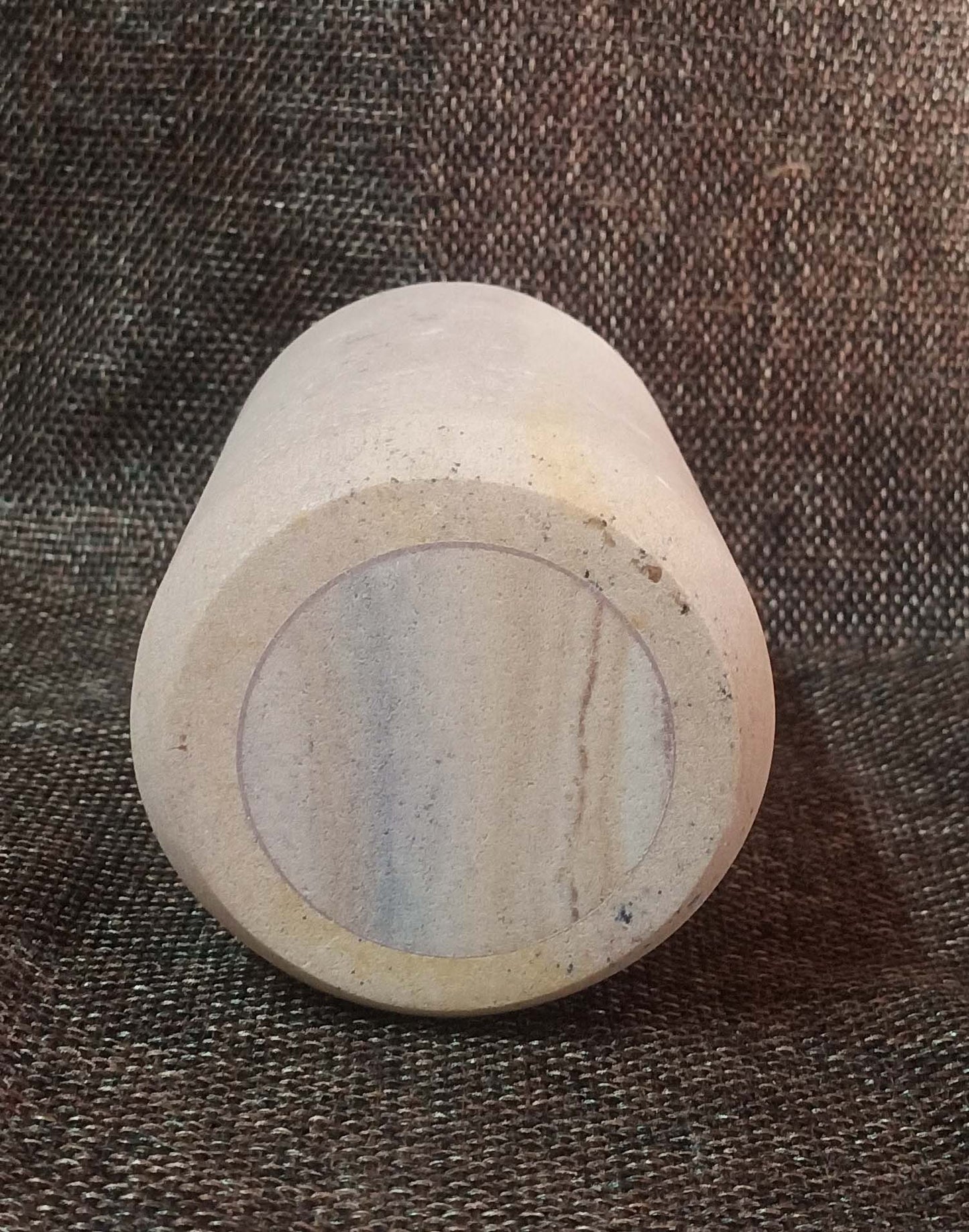 Handwash Marvel Stone Bottle Dispenser Luxury with Light Orange Color