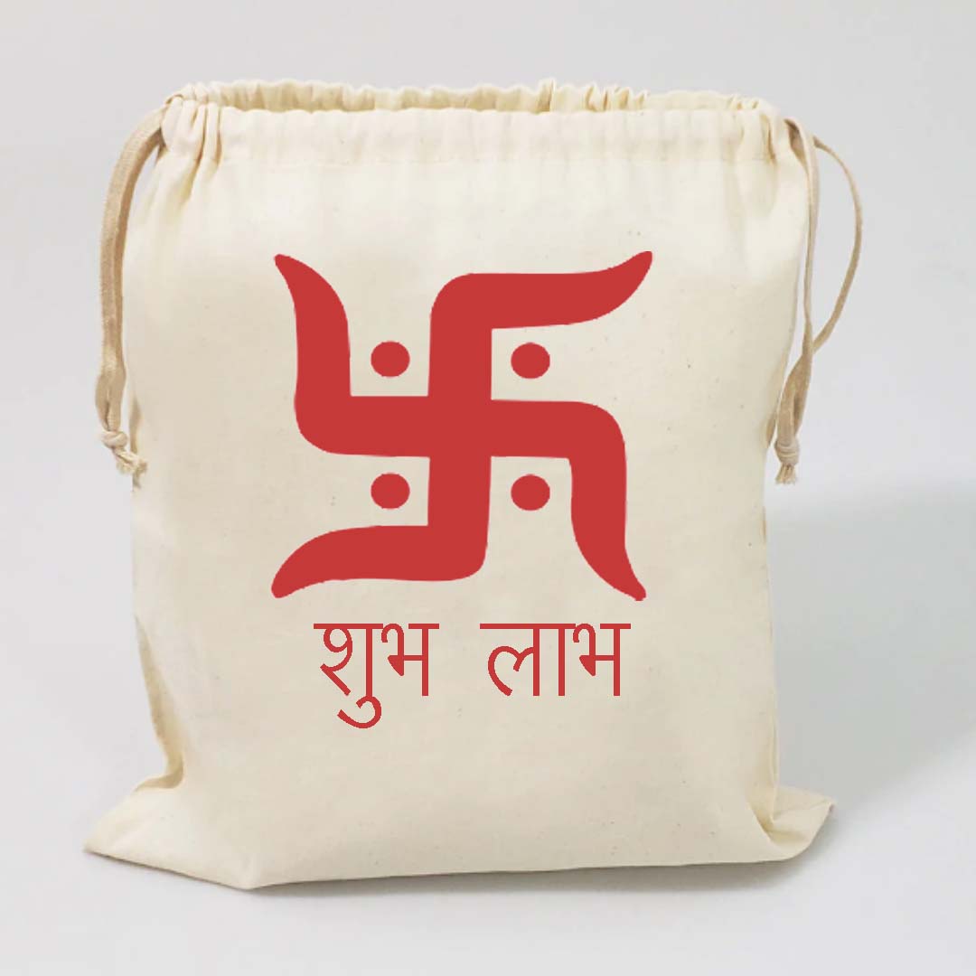 white potli bag