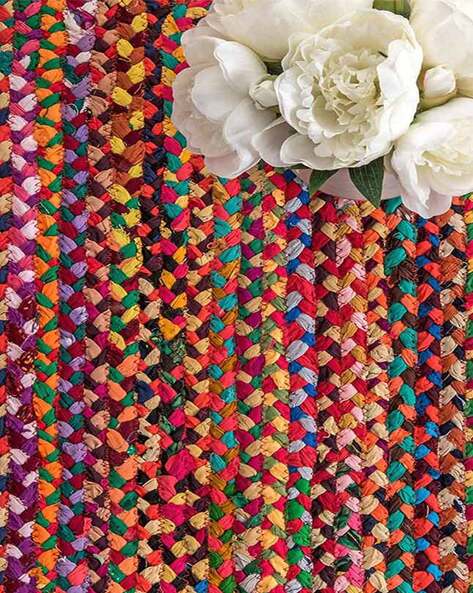 Natural Beige Jute Carpet Jute Floor Mat With Beige Rectangular Shape- 3X5 FTRectangular Shape 4x6 Carpet