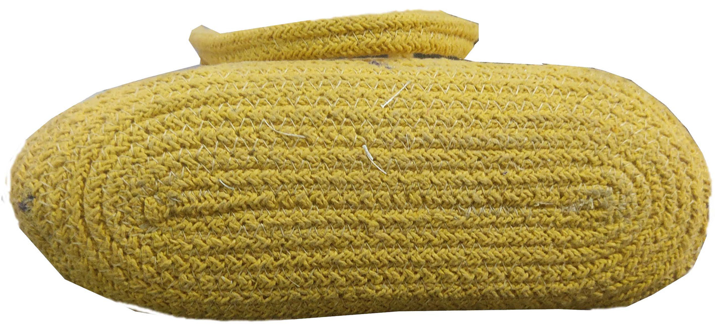 Handmakers Handloomed Women Handbag with yellow clolor
