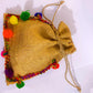 colorful drawstring pouch small