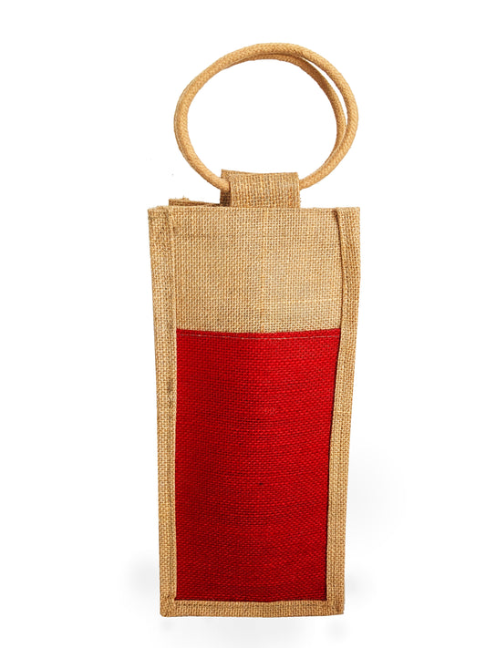 Red & Beige Water bottle Bags