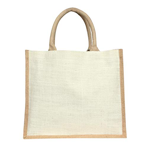 Natural Tote Bag Beige Tote Bag College Bag Gifts for Her 