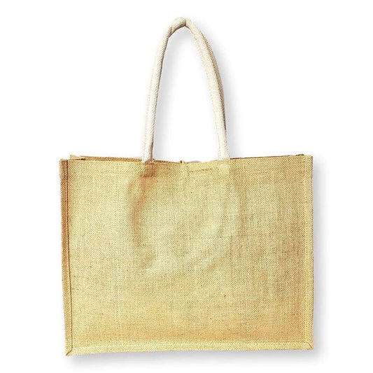 White Pocket Jute Bags