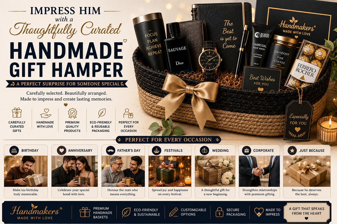 Impress Him with a Thoughtfully Curated Handmade Gift Hamper