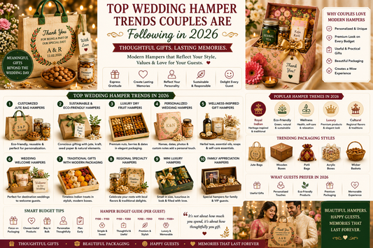 Top Wedding Hamper Trends Couples Are Following in 2026