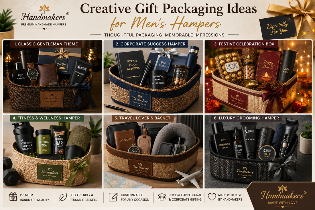 Creative Gift Packaging Ideas for Men's Hampers