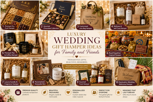 Luxury Wedding Gift Hamper Ideas for Family and Friends