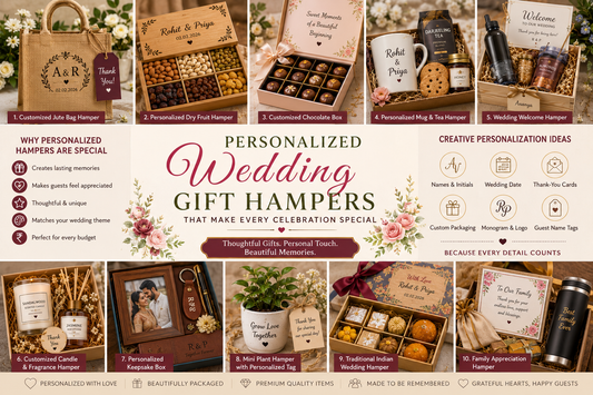 Personalized Wedding Gift Hampers That Make Every Celebration Special