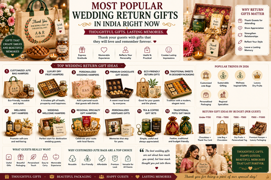 Most Popular Wedding Return Gifts in India Right Now