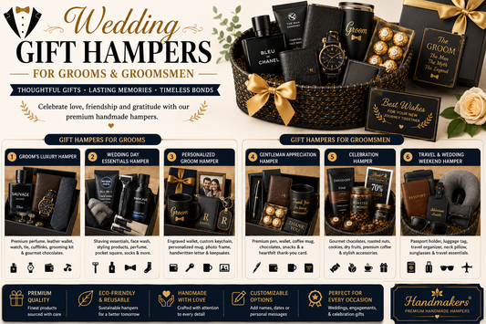 Wedding Gift Hampers for Grooms and Groomsmen