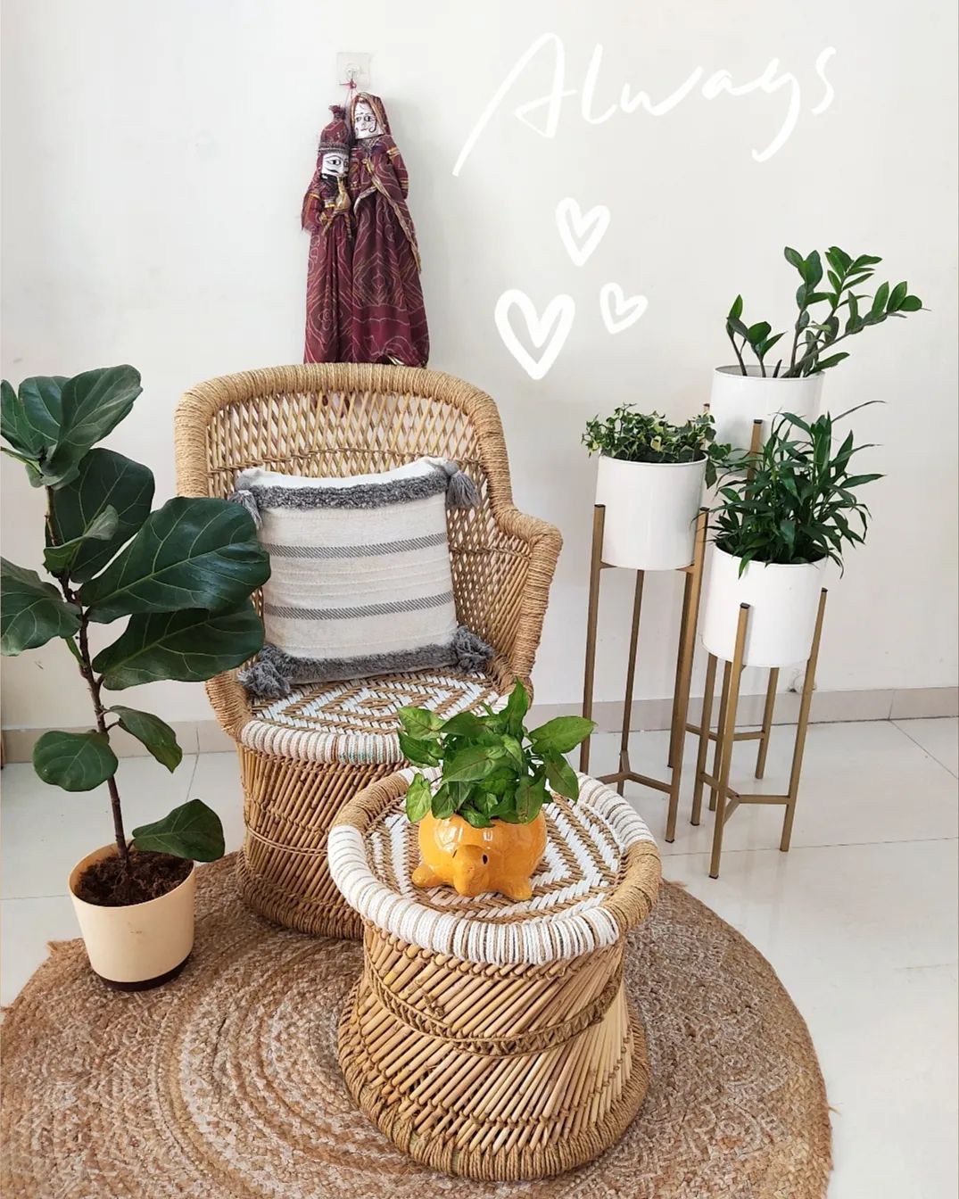 Cane Bamboo Chair