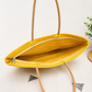 DESHKARI Handmakers Natural Jute Women's Fashion Gift Bag Blue Yellow