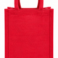 Handmakers Red Jute Gift Bag with Transparent Window and Handles | Reusable Gift Packaging Bag for Wedding, Return Gifts & Festivals