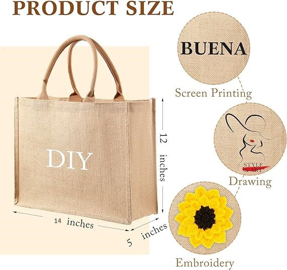 15x12x5 Inch Jute Bags
