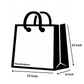 13x12X6 Inch Jute Bag Clipart