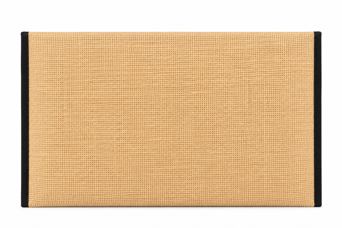 Handmakers Jute Document Bag 14 x 10 Inch | Eco-Friendly File & Office Folder Pouch with Flap Closure