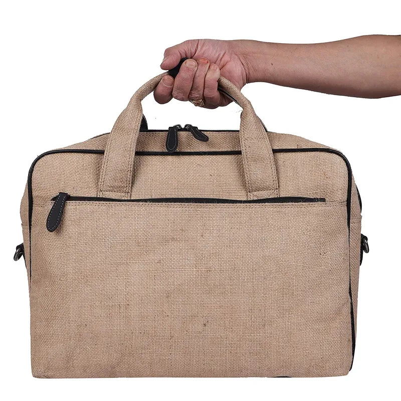 Stylish Inch Jute Laptop Bag