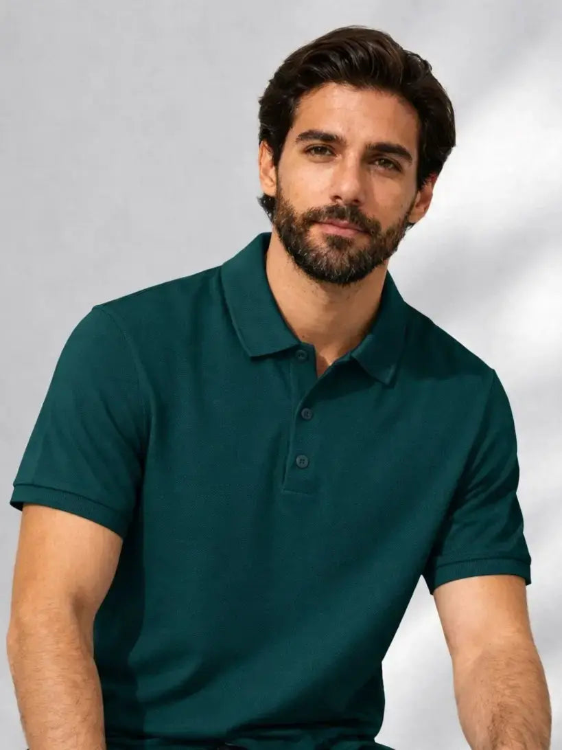 Handmakers Customized Polo T-Shirt | Brand Logo Printing | Cotton Polo for Men