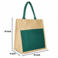 Handmakers Natural Zipper Jute Bag to Carry Tiffin , Bottle