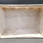 Handmakers Macramé Cotton Tray Basket with Side Handles – Rectangular Off-White Storage & Gift Hamper Basket (10 x 14.5 x 4.3 Inch) | Handmade Organizer for Shelf, Fruits, Gifting & Home Décor