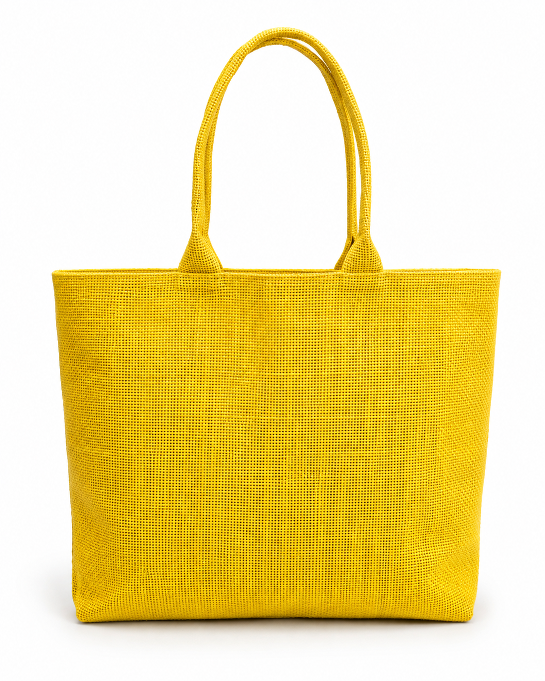DESHKARI Handmakers Natural Jute Women's Fashion Gift Bag Blue Yellow
