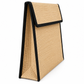 Handmakers Jute Document Bag 14 x 10 Inch | Eco-Friendly File & Office Folder Pouch with Flap Closure