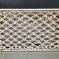Handmakers Macramé Cotton Tray Basket with Side Handles – Rectangular Off-White Storage & Gift Hamper Basket (10 x 14.5 x 4.3 Inch) | Handmade Organizer for Shelf, Fruits, Gifting & Home Décor