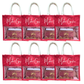 Handmakers Red Jute Bag 12x12x5Inch