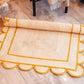 yellow jute carpet 2X3 Feet'