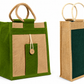 handmakers Sustainable Eco Jute Bag with Carry water bottle Bag