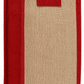 Natural pure Jute Handbags and bottle bags With Red Color