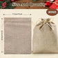 Handmakers Jute Potli Bags for Baby Shower Pack of 12 (7x*9 Inch )